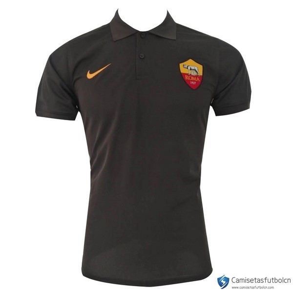 Polo AS Roma 2017-18 Negro